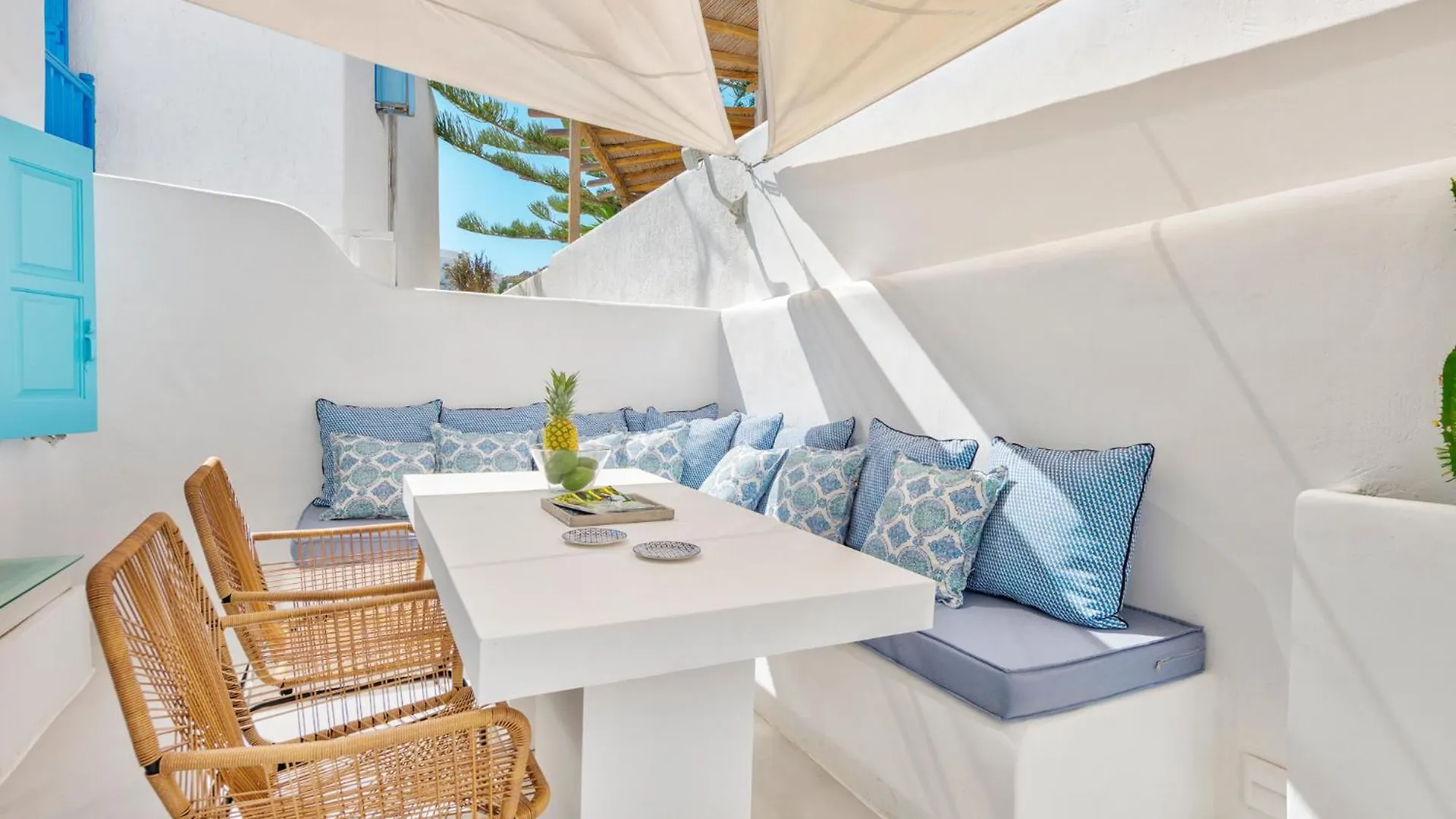 ヴィラ Mykonian Mews Luxury Suites プサロウ