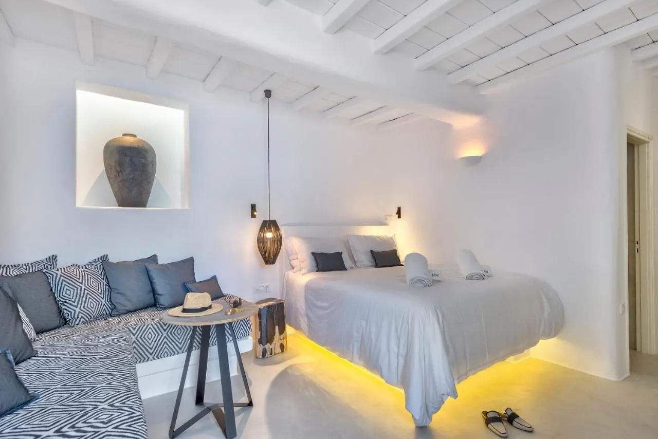 ヴィラ Mykonian Mews Luxury Suites プサロウ