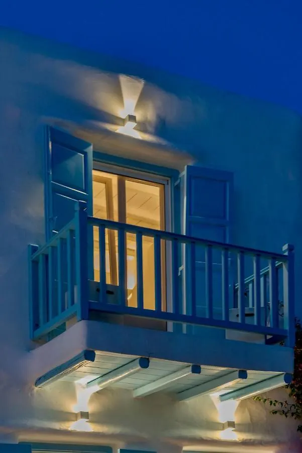 ヴィラ Mykonian Mews Luxury Suites プサロウ